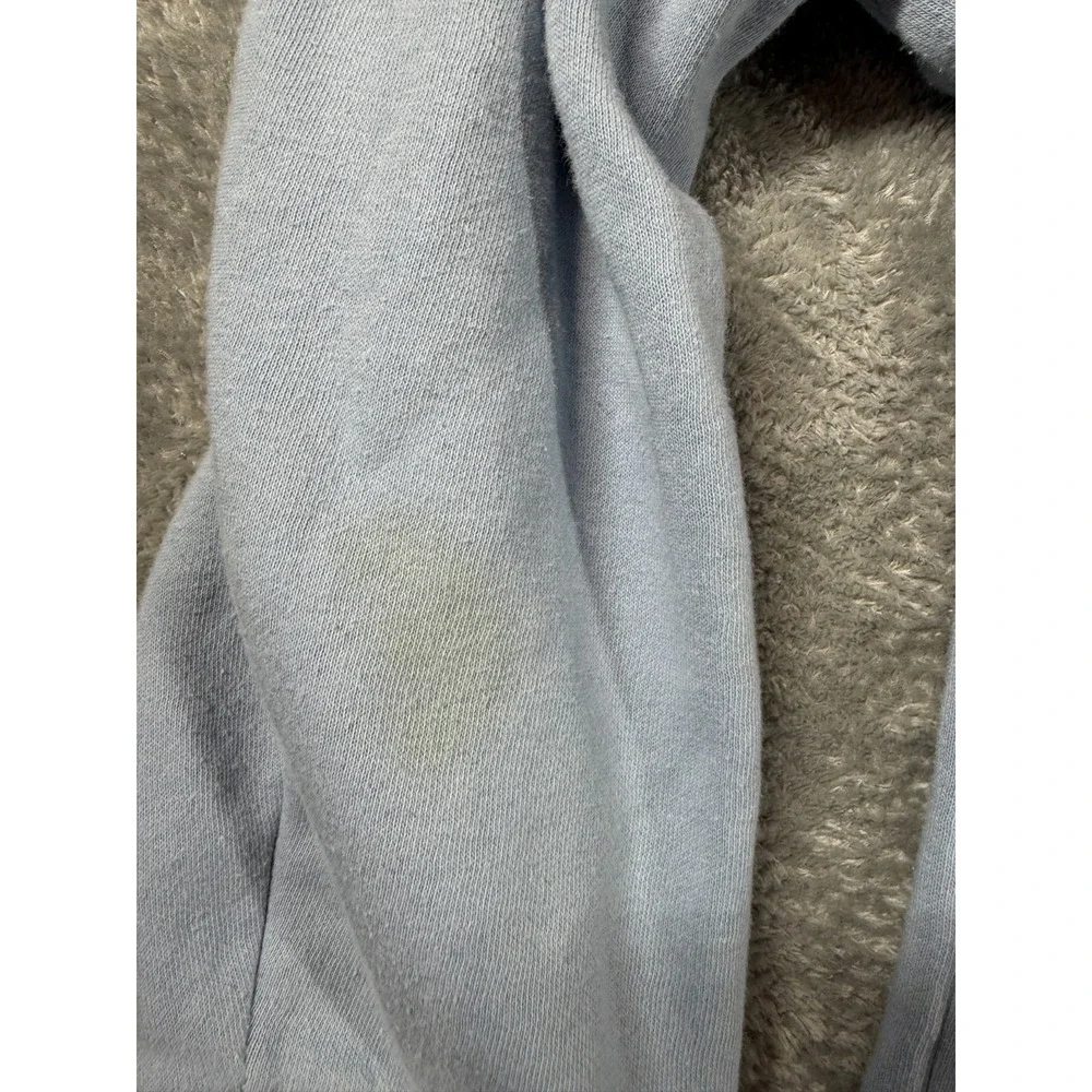 The North Face Pullover Hoodie Mens XL Light Blue Logo Sweatshirt